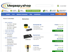 Tablet Screenshot of megaspyshop.nl